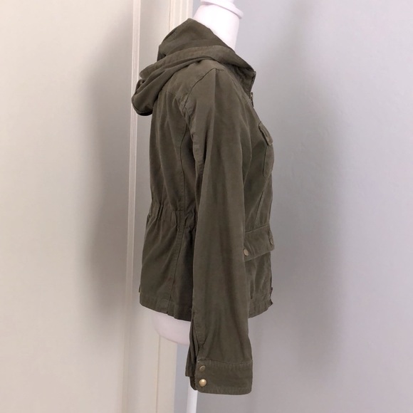 J.Crew Utility Jacket with hood - Picture 3 of 13